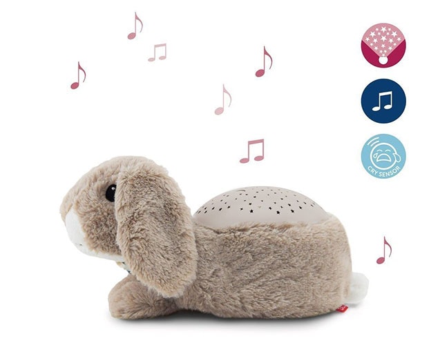 Zazu Ruby the Minilop Rabbit Star Projector with Soothing Melodies