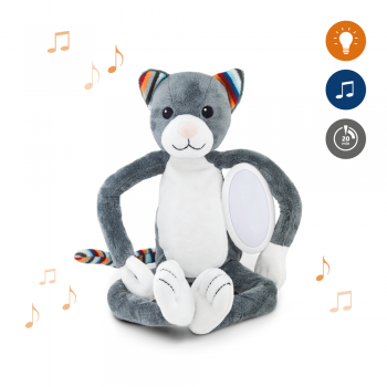 ZAZU Kat Soft Toy Nightlight with Melodies
