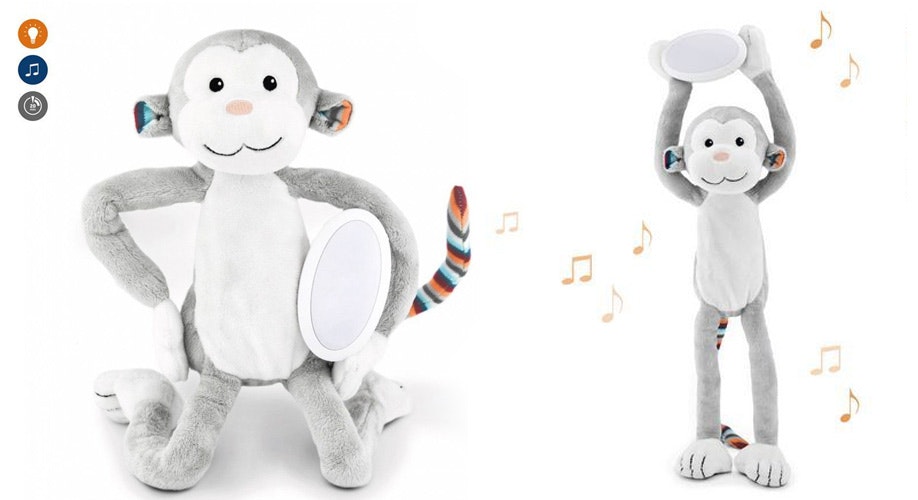 ZAZU Max Soft Toy Nightlight with Melodies