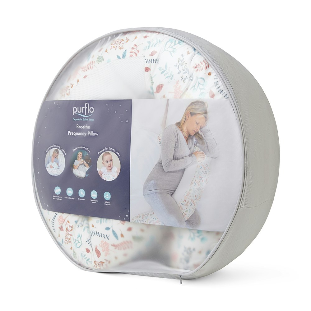 Purflo Breathe Botanical Pregnancy Pillow