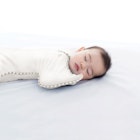Cream Love to Swaddle Up Organic Baby Swaddle 1 Tog Baby