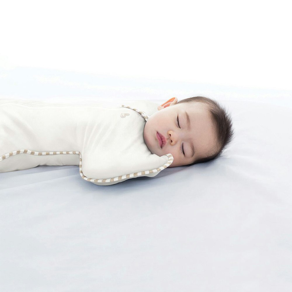 Cream Love to Swaddle Up Organic Baby Swaddle 1 Tog Baby