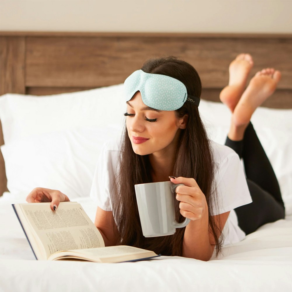 Bucky 40 Blinks Teal Dots Sleep Mask