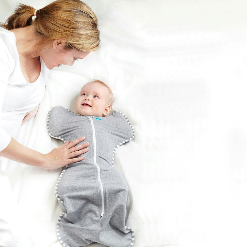 Love to Swaddle Up Original Baby Mommy Grey