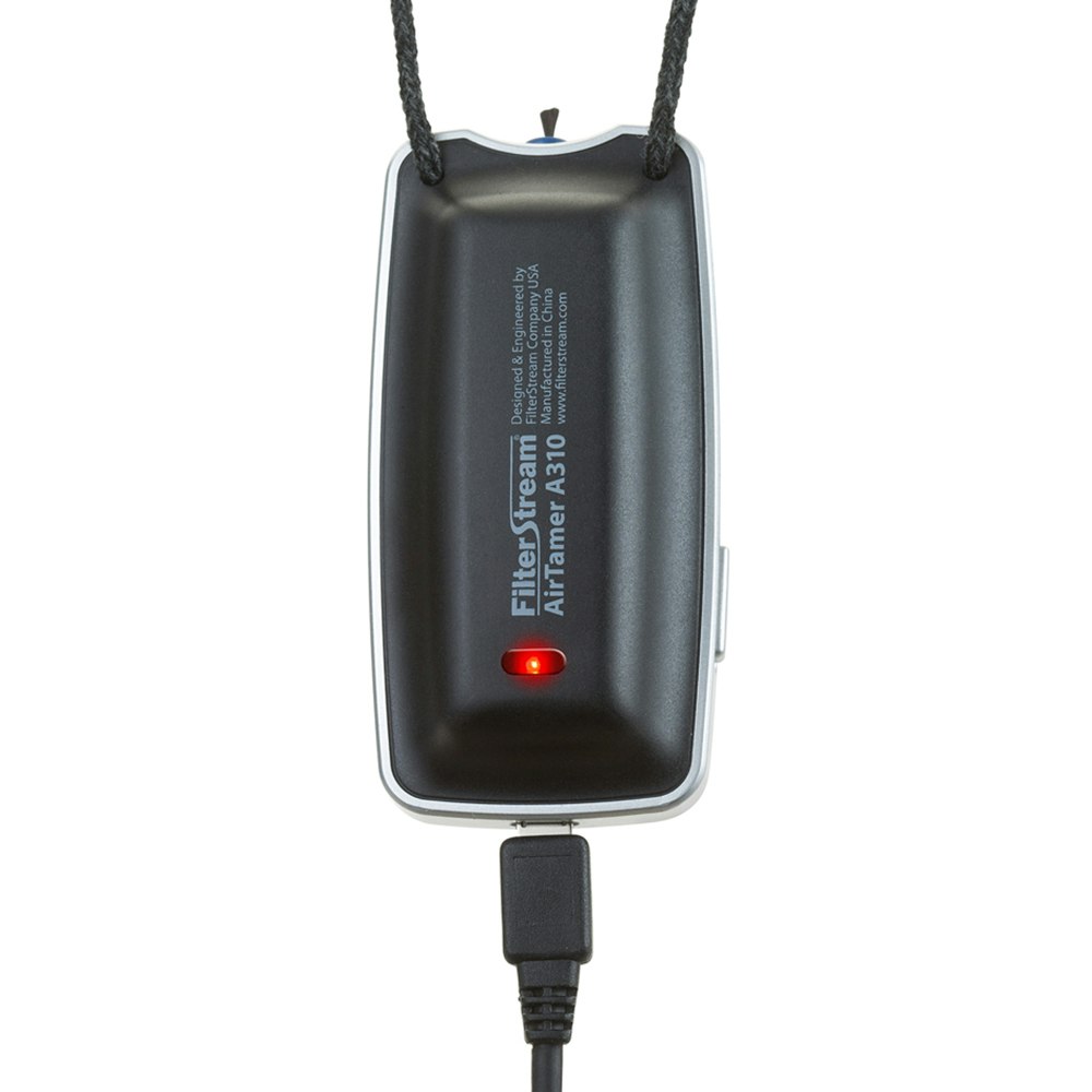FilterStream AirTamer Travel Ionic Rechargeable Portable Air Purifier A310 Rechargeable USB