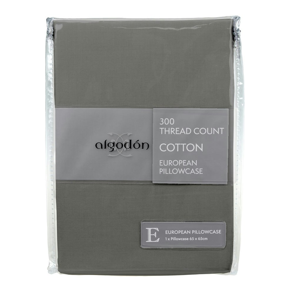 Algodon 300t Sheet Set European Packaging Grey