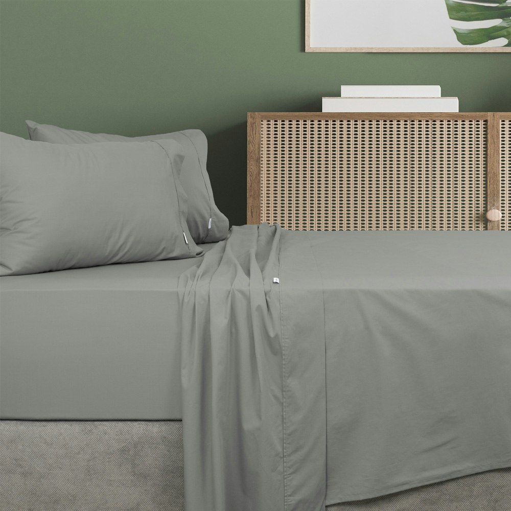 Algodon 500 Thread Count Organic Cotton Sheet Set Platinum