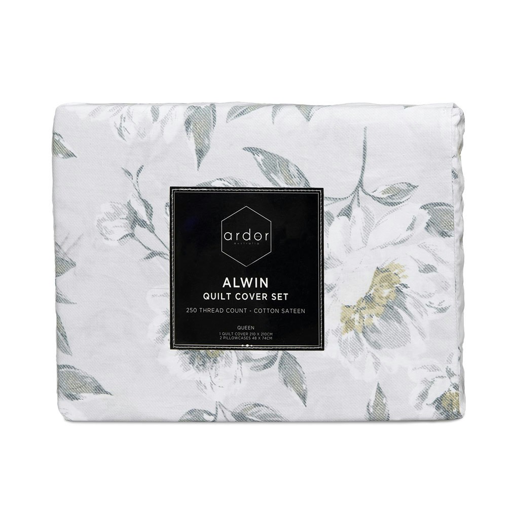 Ardor Home Alwin Cotton Quilt Cover Set Packaging