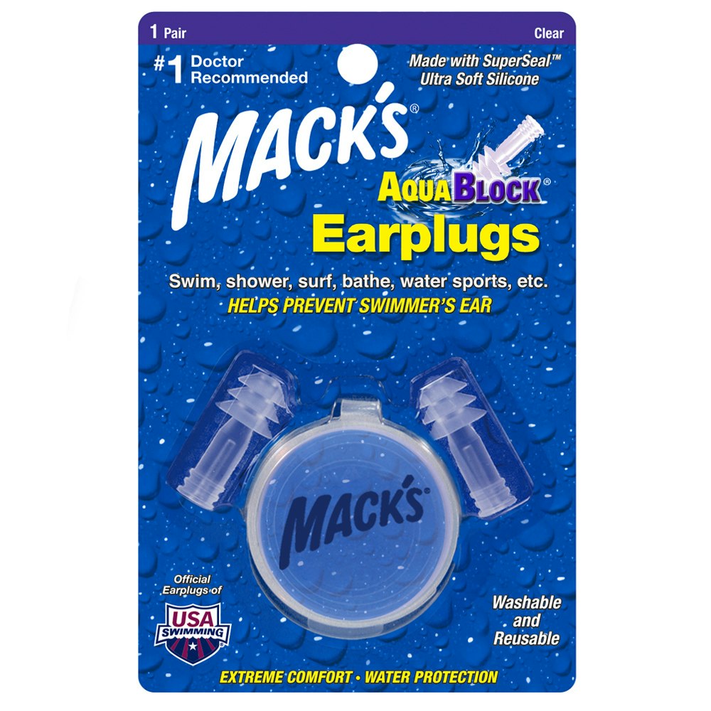 Mack’s Aquablock Ultrasoft Silicone Earplugs