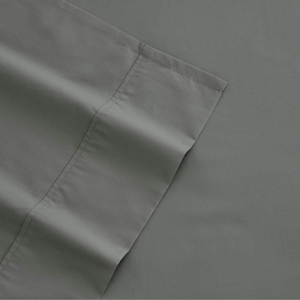 Ardor Home 700 Thread Count Antibacterial Cotton Rich Sheet Set Charcoal Colour