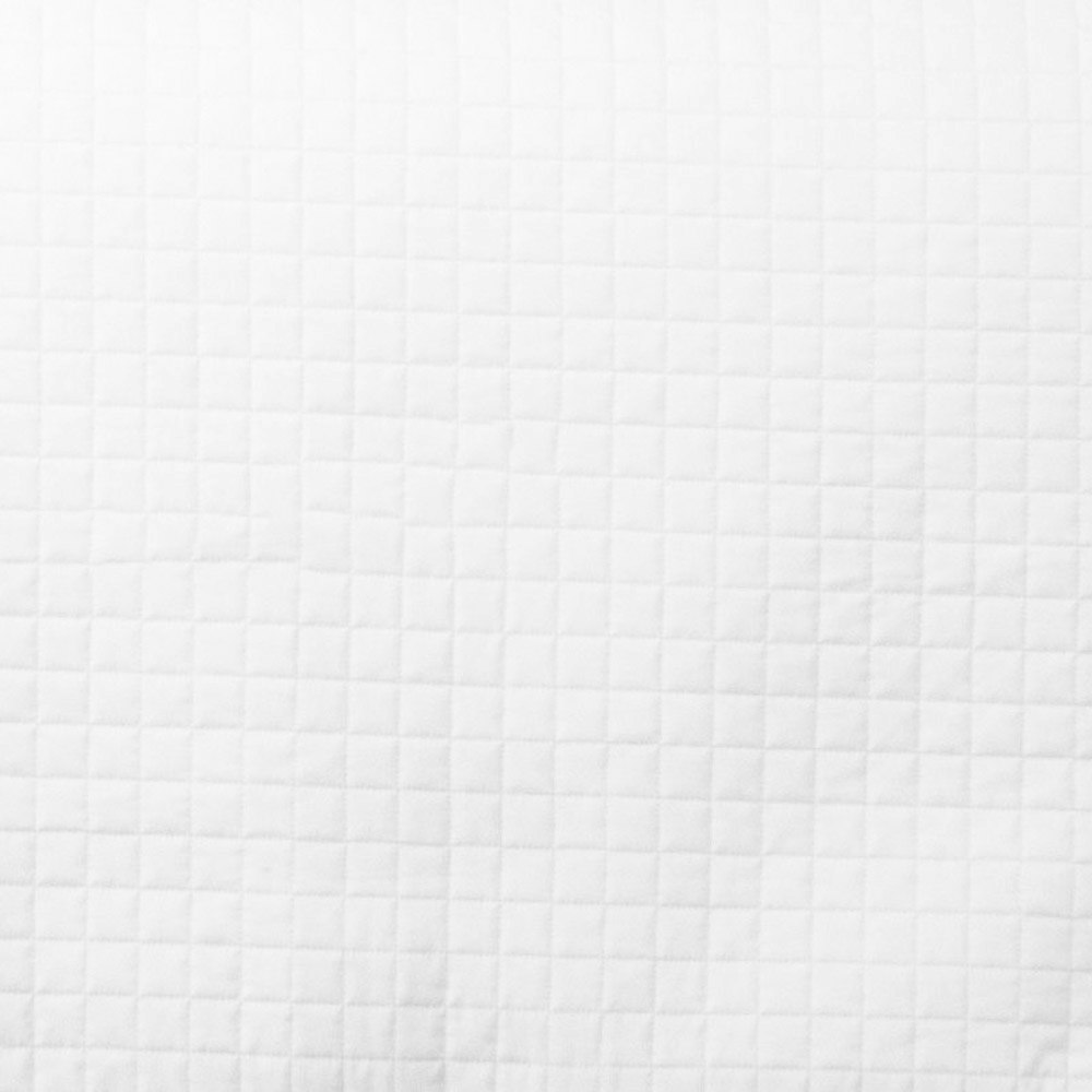 Ardor Boudoir Microfibre Box Quilted Quilt Cover Set White Detail