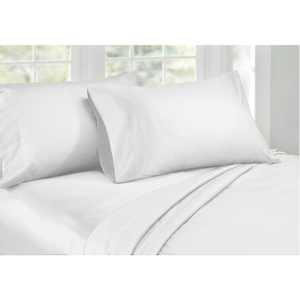 Ardor Home 1000 Thread Count 100% Cotton Sateen Sheet Set White