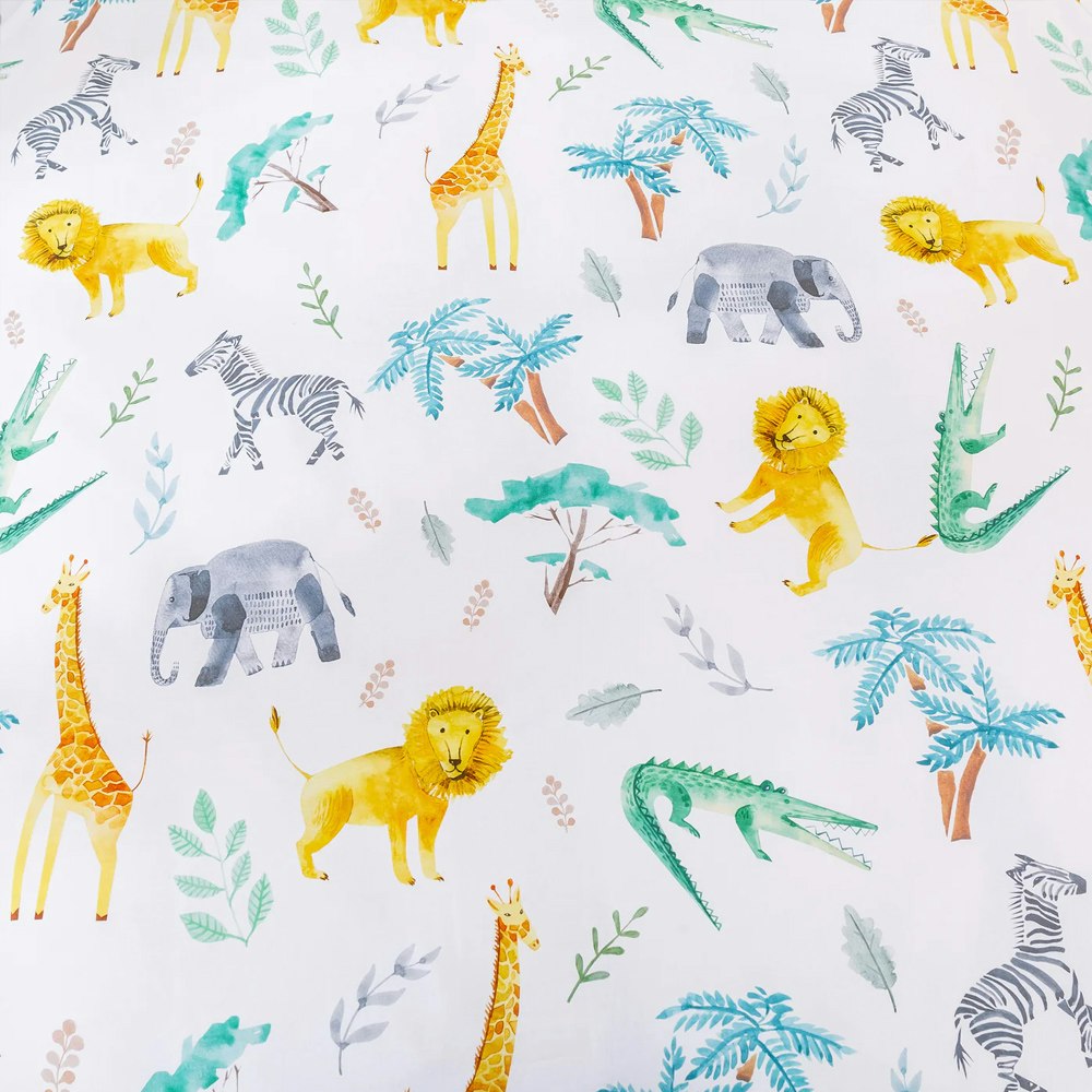 Jack & Ava At The Zoo Quilt Cover Set