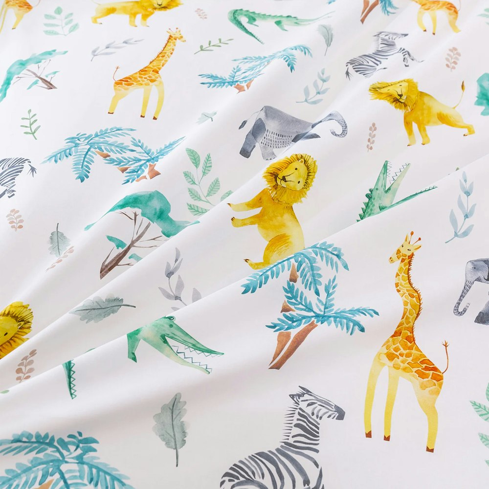 Jack & Ava At The Zoo Quilt Cover Set