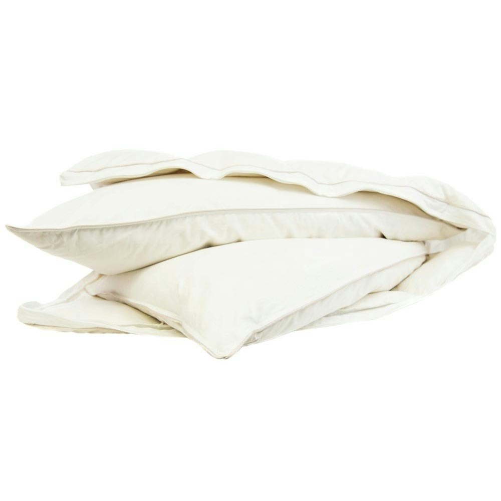Bambi Adjustable 2 in 1 Down and Feather Pillow with Inserts