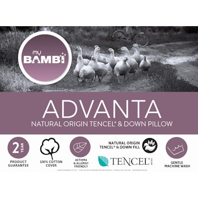 Bambi Advanta Tencel and Goose Down Pillow