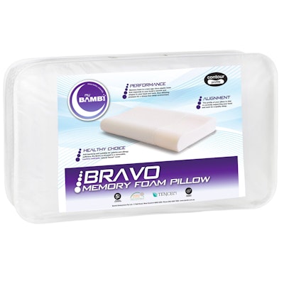 Bambi Bravo Low Profile Memory Foam Pillow Packaging Thumbnail