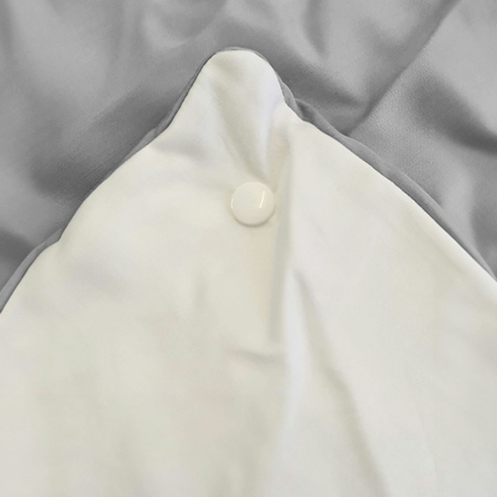 Bambi EcoTouch Tencel Long Single Quilt Cover Silver