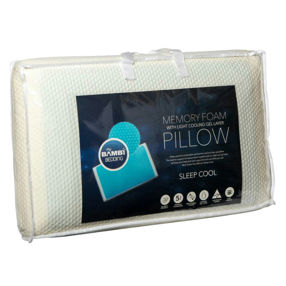 Bambi Sleep Cool Bubble Gel Memory Foam Pillow