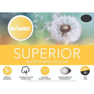 Bambi Superior Microfibre Pillow