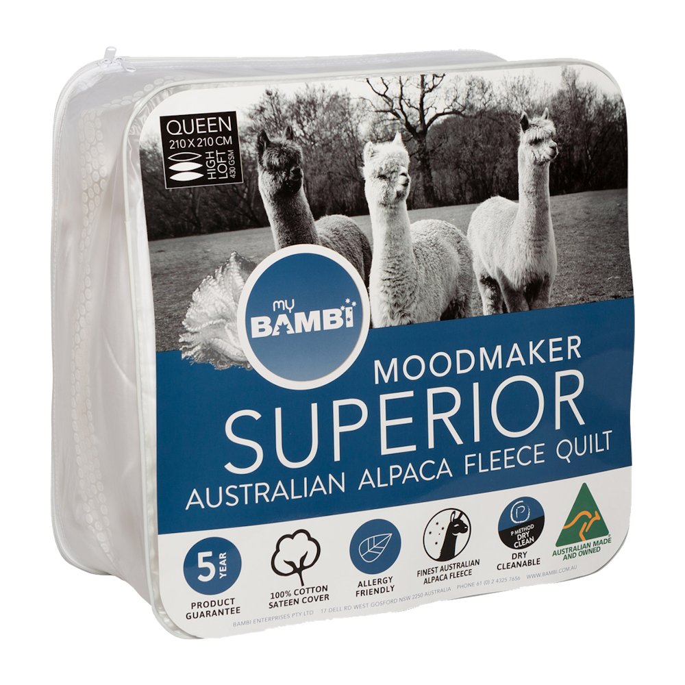 Bambi Moodmaker Superior Alpaca Fleece Quilt