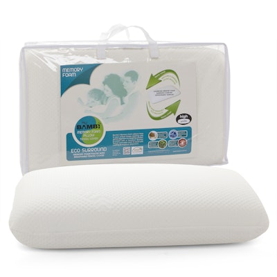 Bambi Eco Surround Standard Profile Memory Foam Pillow Pack