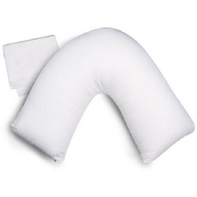 Bambi Sensitiva V Shape Boomerang Pillow and Cotton Pillowcase