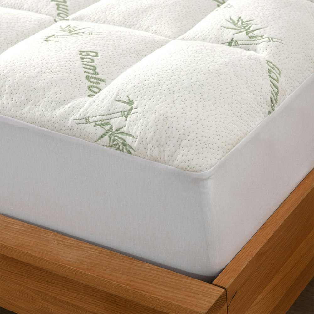 Dreamaker Bamboo Covered Ball Fibre Mattress Topper 1000 GSM 2
