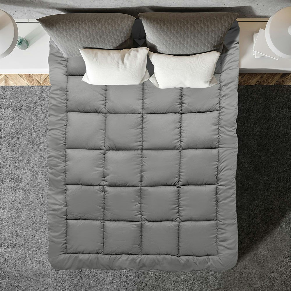 Luxury 800 GSM Bamboo Charcoal Blend Mattress Topper 3
