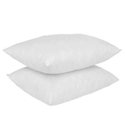 Royal Comfort Luxury Bamboo Blend Quilted Twin Pack Pillow