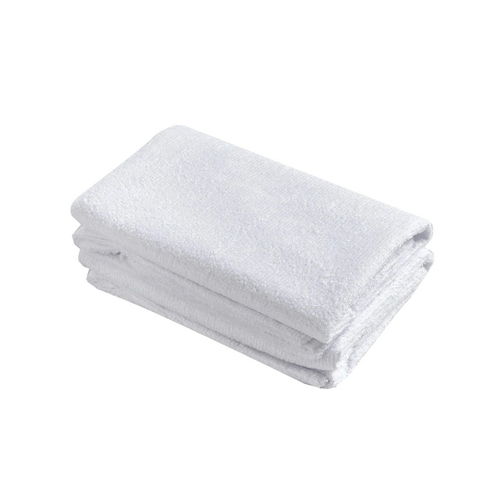 Dreamaker Bamboo Terry Waterproof Cot Pillow Protector Twin Pack Folded