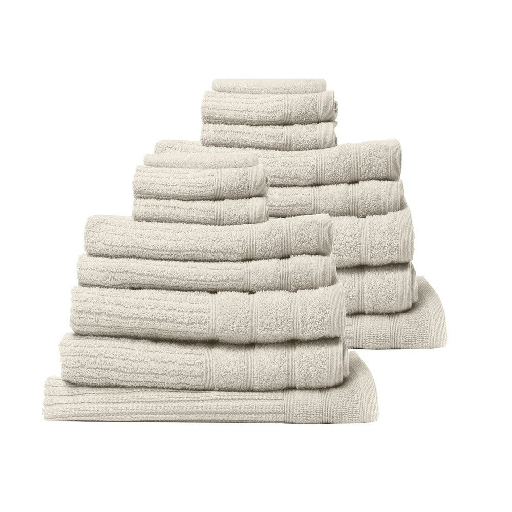 Royal Comfort 16 Piece Eden Luxury Cotton Bath Towel Set