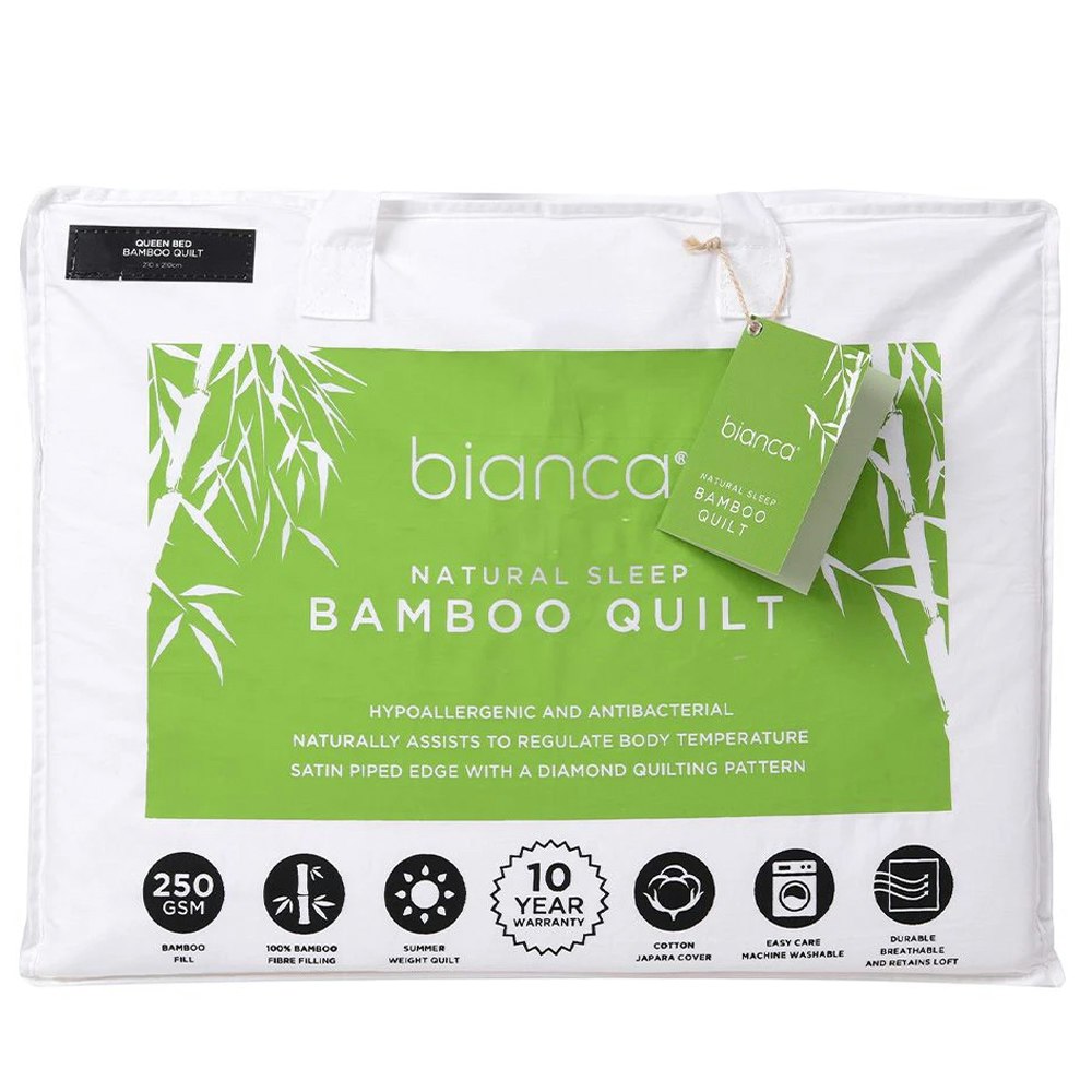 Bianca Natural Sleep Bamboo Quilt 250gsm Thumbnail