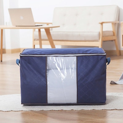 Sleep Solutions Large Quilt Storage Bag Blue