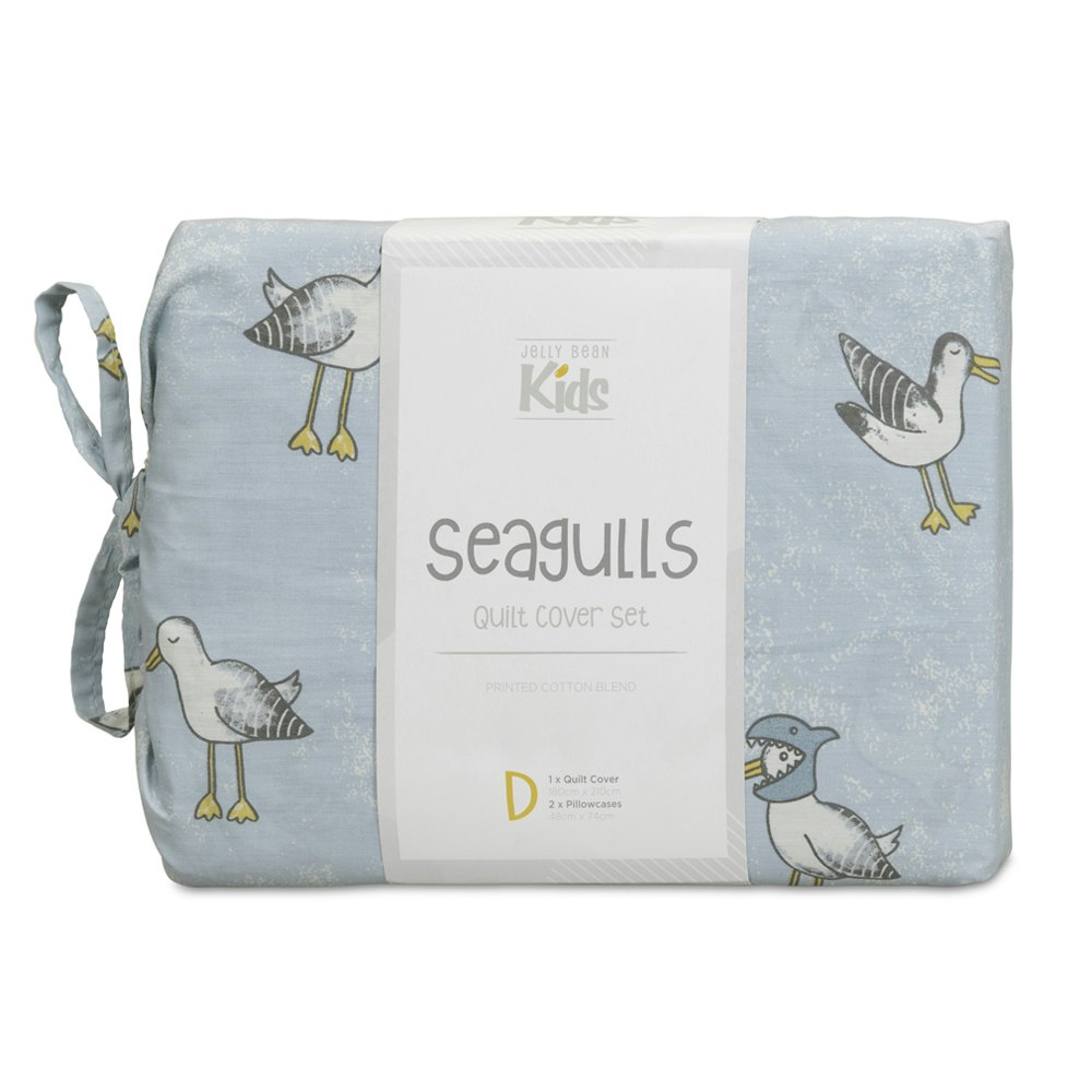 Jelly Bean Kids Seagulls Quilt Cover Set