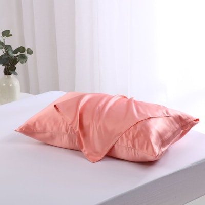 Natural Home 25 Momme Premium Mulberry Silk Pillowcase blush
