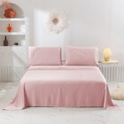 Natural Home 400 Thread Count Bamboo Sheet Set Blush Pink