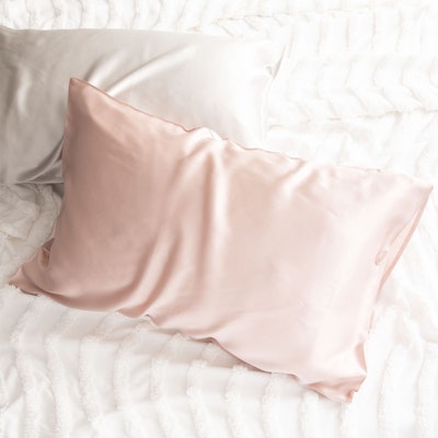 Renee Taylor 100% Mulberry Silk Pillowcase Blush