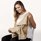 Bucky 2 in 1 Pillow and Travel Blanket Combo on Woman
