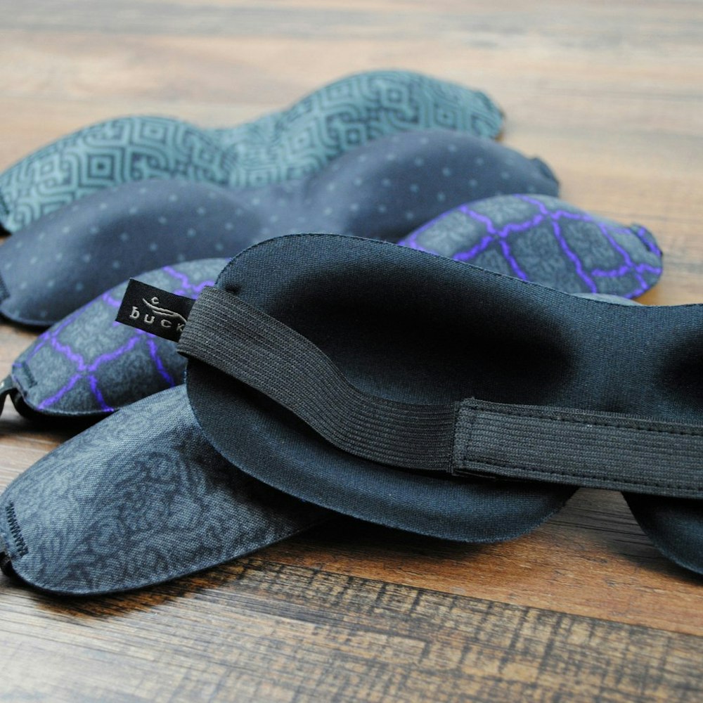 Bucky 40 Blinks Black Dots Sleep Mask New Design