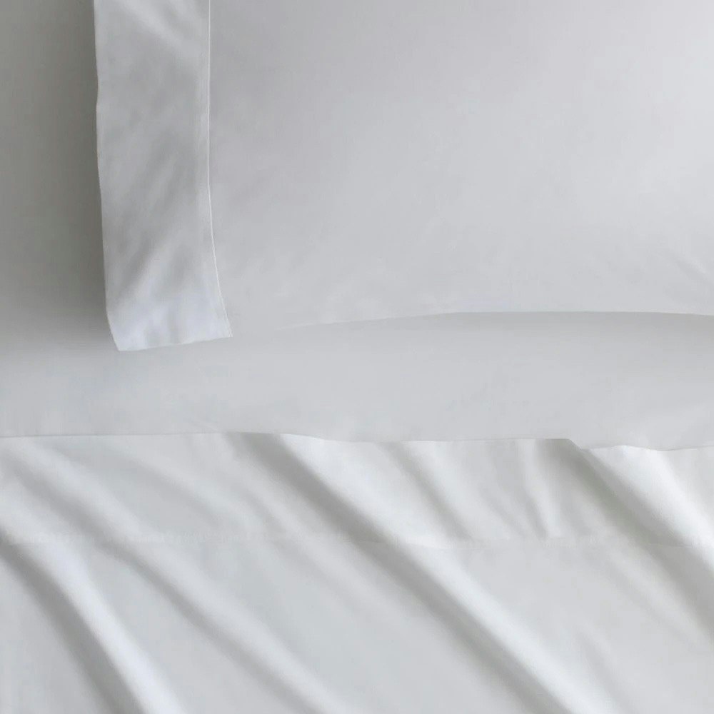 Sheridan Byren Peracle Cotton Blend Tencel Lyocell Fibre Sheet Set White