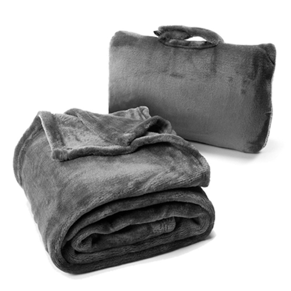 Cabeau 4 in 1 Fold and Go Travel Blanket with Case