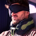 Cabeau Midnight Magic Sleep Mask on man