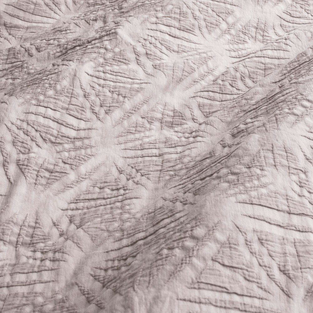 Algodon Cabo Washed Cotton Jacquard Quilt Cover Set Dusty Mauve