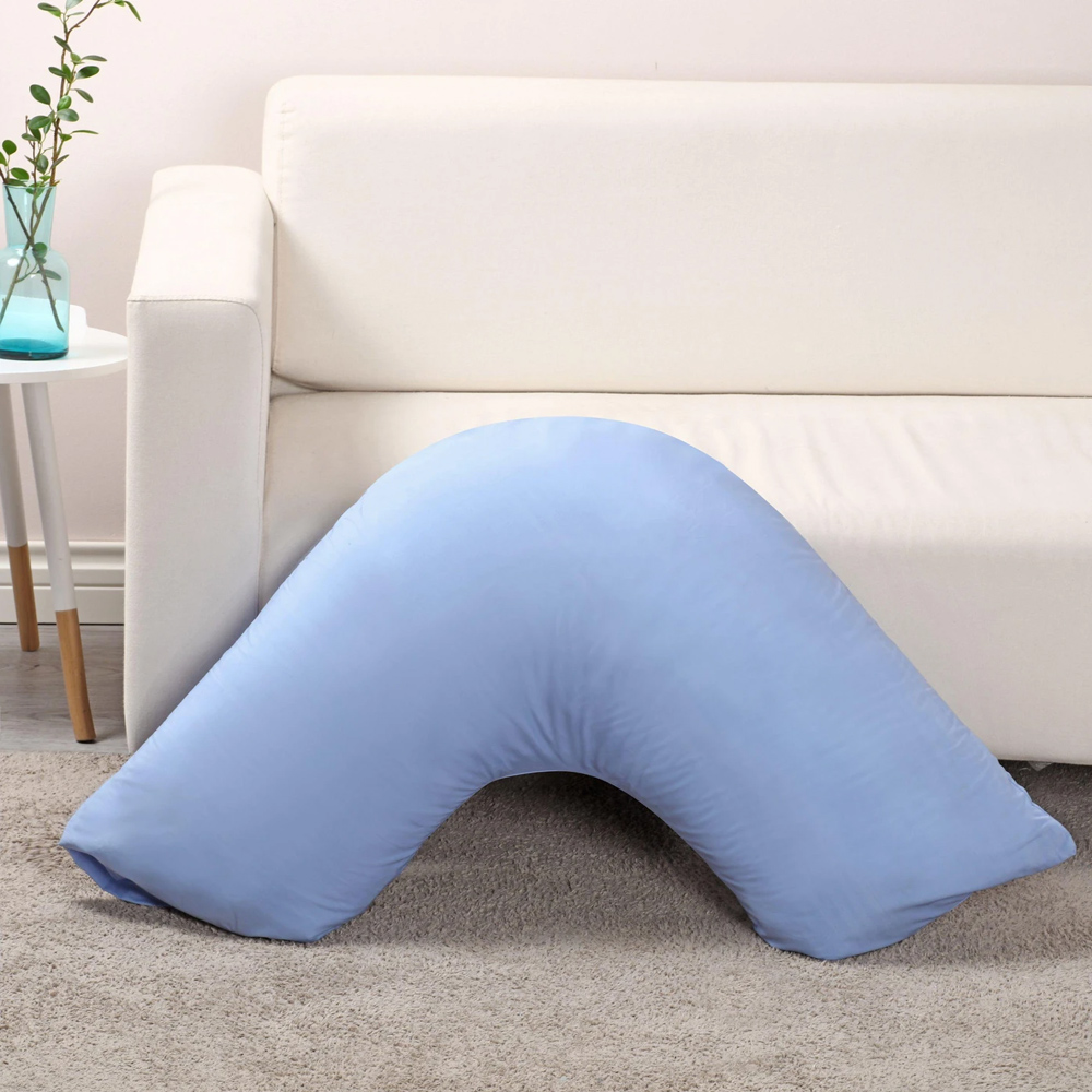 V shaped outlet silk pillowcase