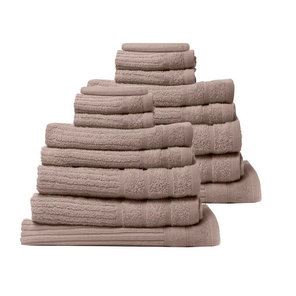 Royal Comfort 16 Piece Eden Luxury Cotton Bath Towel Set