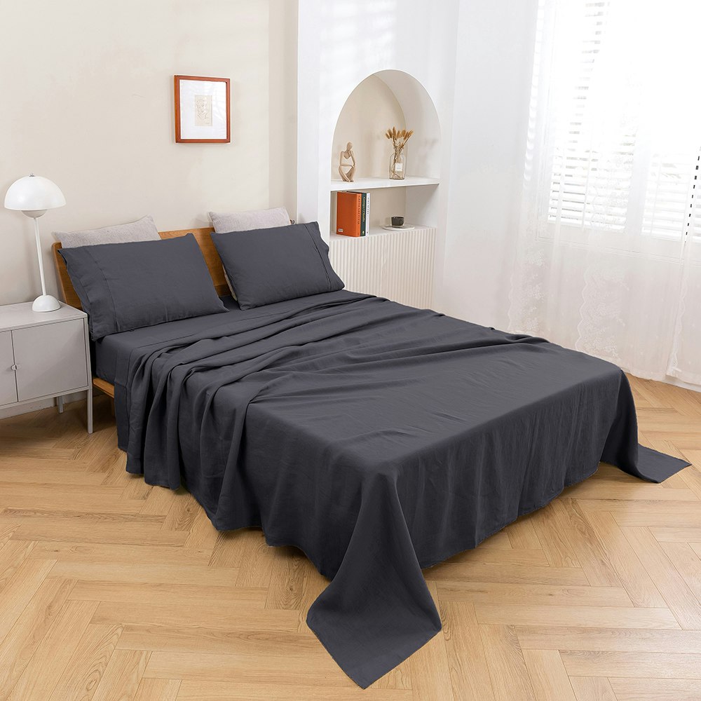 Natural Home Vintaged Hemp Sheet Set