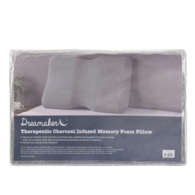 Dreamaker Charcoal Infused Memory Foam Pillow