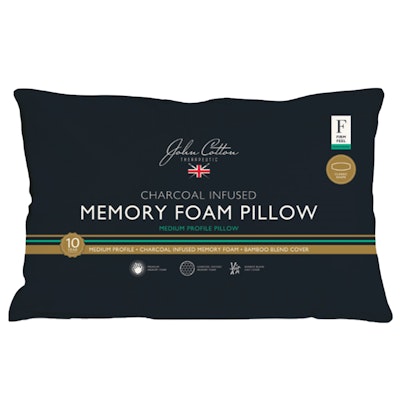 John Cotton Charcoal Infused Memory Foam Pillow