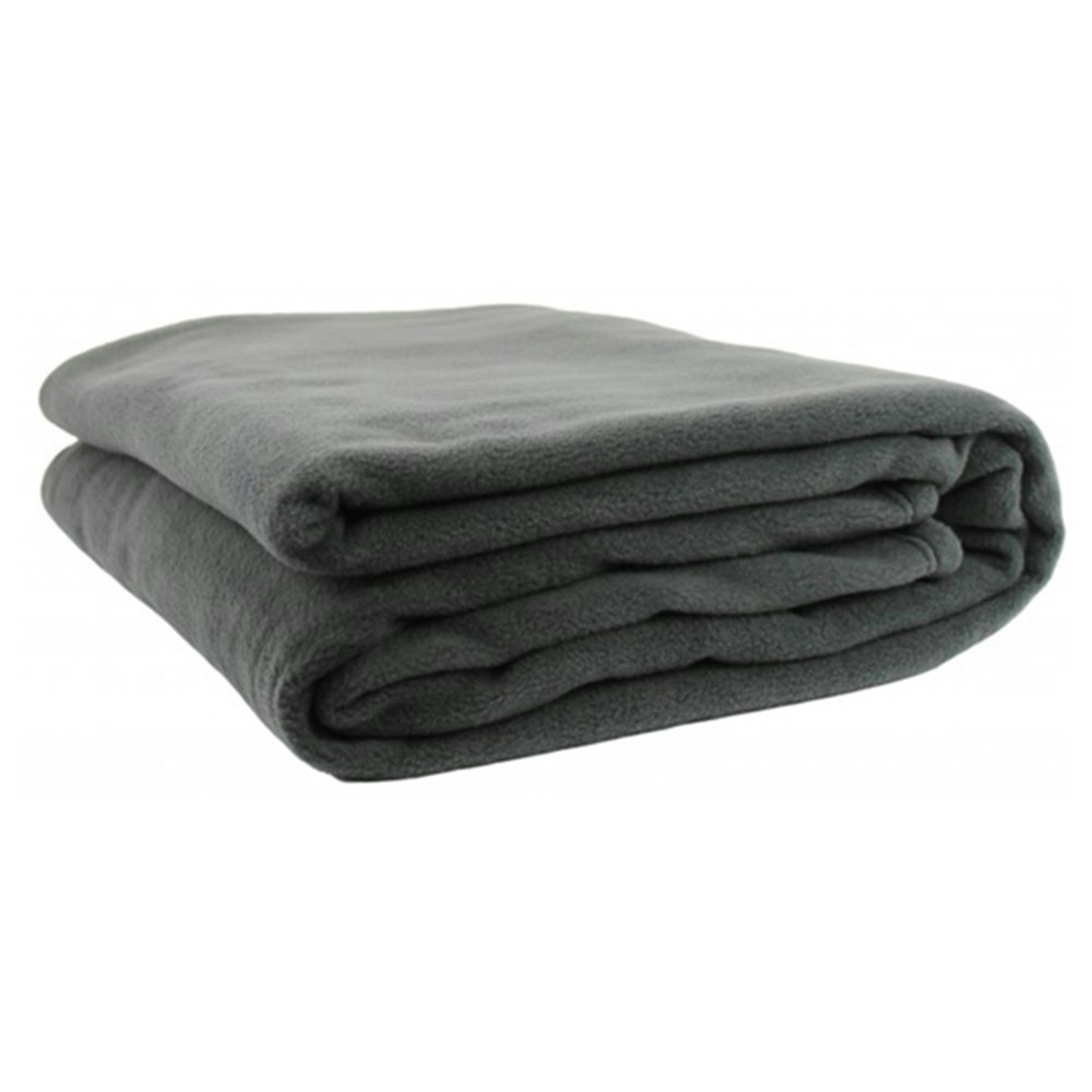 Jason Polar Fleece Blanket Charcoal